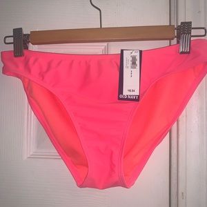Neon Pink Bikini Bottoms